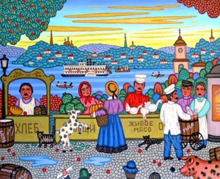 Рисунок щедрая Масленица