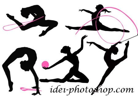 Раскраска гимнастика