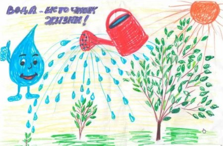Рисунок на тему вода