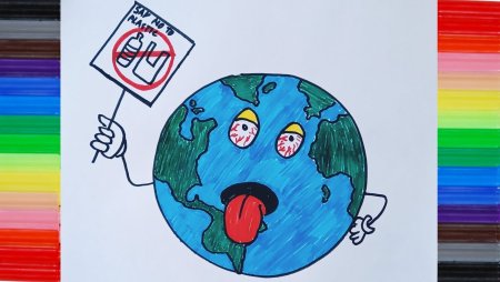 Детский рисунок на тему экология