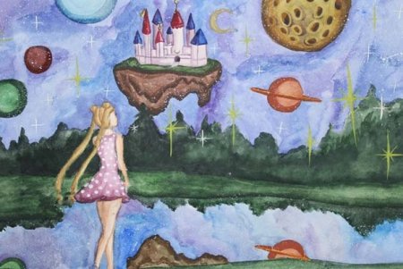 Рисунок на тему фантастика