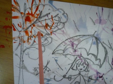 Рисунок к произведению Чайковского осень