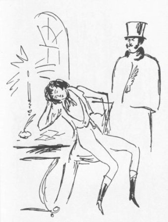 Рисунок к роману Дубровский