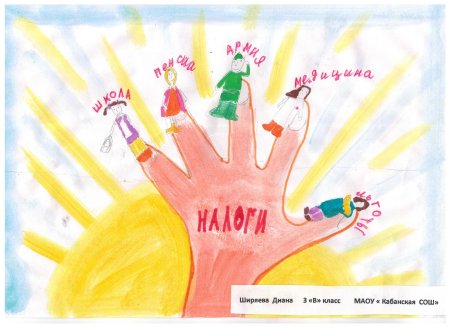 Конкурс рисунков налоги глазами детей