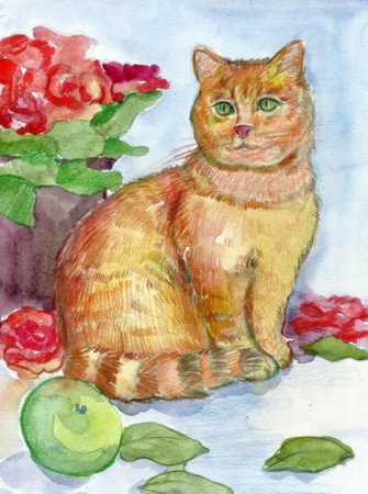 Рисование цветными карандашами для детей