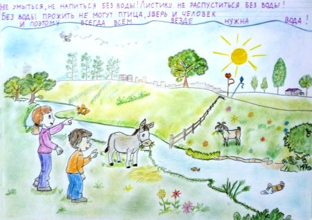 Рисунок на тему для чего нужна вода