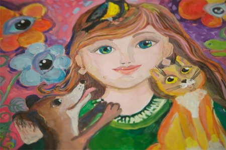 Рисунок на тему мир детства