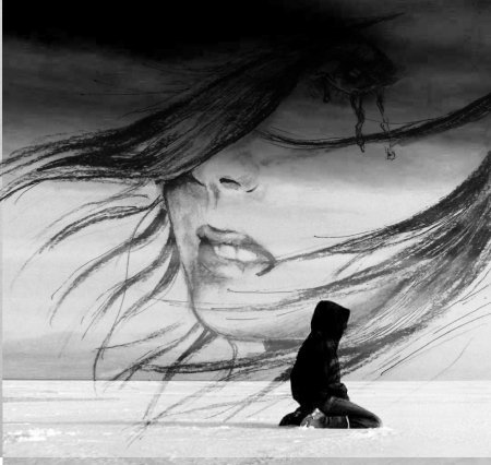 Рисунки карандашом для срисовки грустные