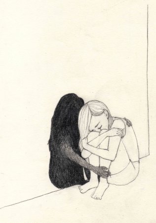 Грустные картинки карандашом