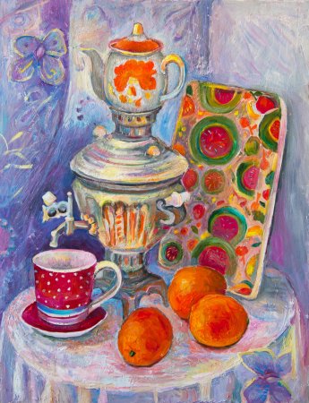 Натюрморт с самоваром