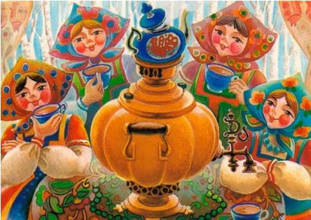 Художник Осмеркин самовар