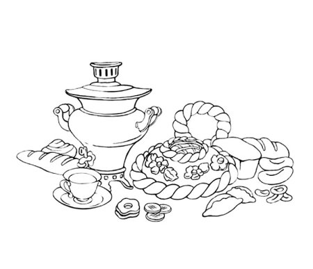 Горячева Светлана натюрморты с самоваром