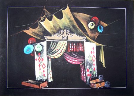 Советские декорации в театре