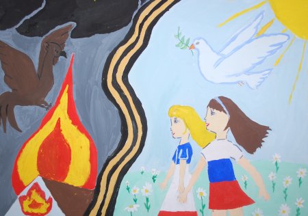 Детские рисунки нет фашизму