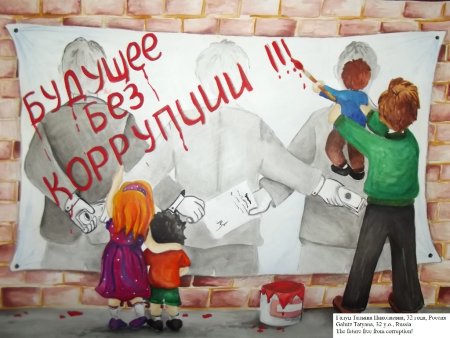 Плакат борьба с коррупцией
