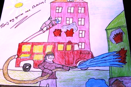 Рисунки по чрезвычайным ситуациям