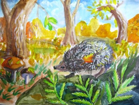 Н Сладков осень на пороге