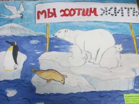 Рисование на тему Арктика