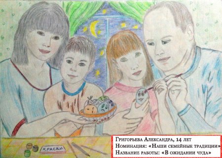 Конкурс рисунков семейные традиции