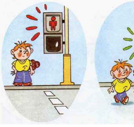 Рисунок по правилам дорожного движения