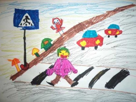 Рисунок на тему ГИБДД