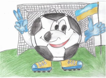 Рисунок на тему футбол