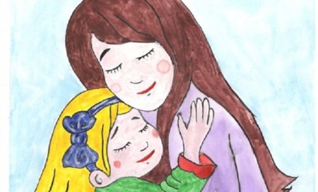 Рисунок маме на день рождения