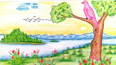 Картинки для срисовки природа