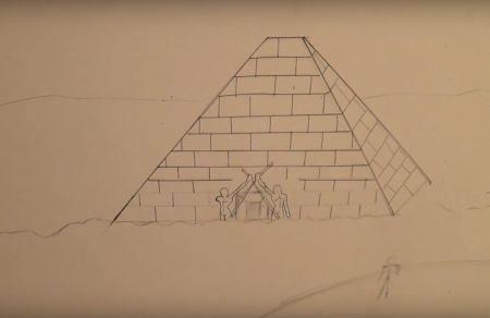 Древний Египет пирамида Хеопса рисунок