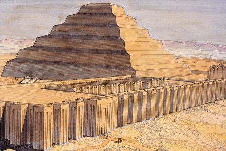 Пирамида Джосера древний Египет
