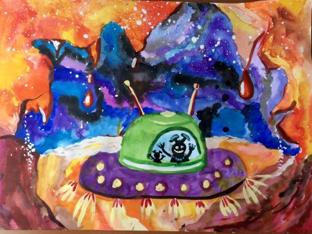 Космос глазами детей рисунки конкурс