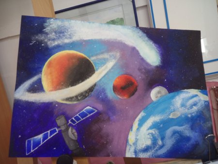 Рисунок на тему космос