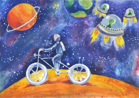 Рисование космос