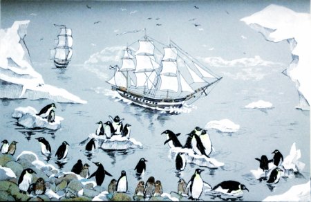 Нарисовать открытие Антарктиды