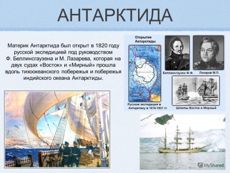 Антарктида в 1820 году