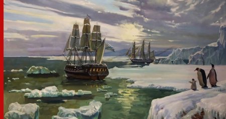 Корабль Восток и Мирный Беллинсгаузена