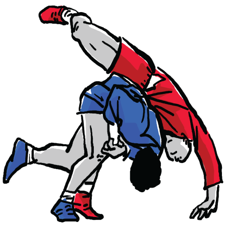 Рисунок на тему самбо в школу