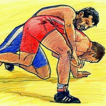 Логотип вольной борьбы