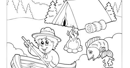 Палатка раскраска