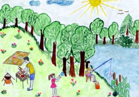 Туризм рисунки