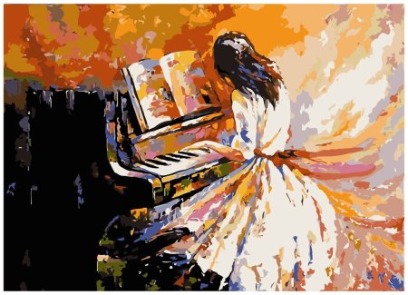 Живопись Шопен фортепиано