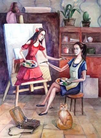 Дипломные работы в художественной школе