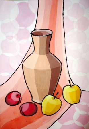 Натюрморт простой для детей