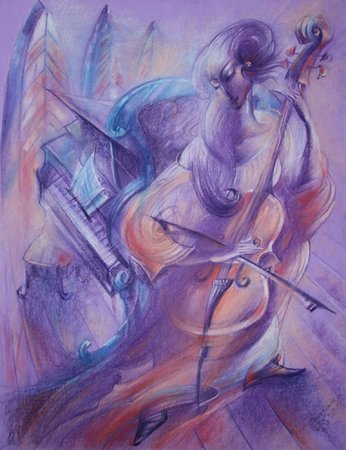Ангел со скрипкой в живописи