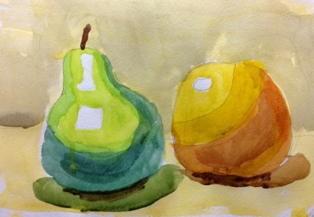 Рисование в техкнике мозайка