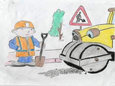 Дети дорожные рабочие