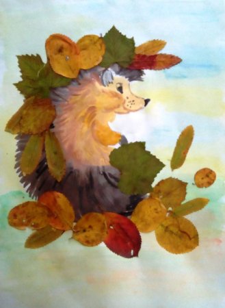 Рисование в детском саду осень