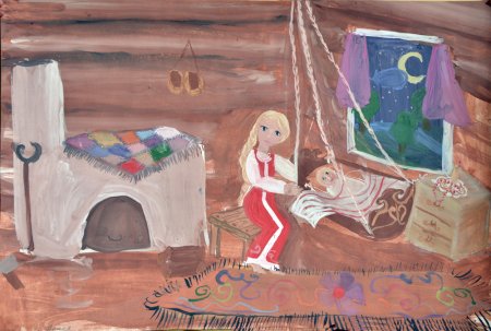 Колыбель детские рисунки