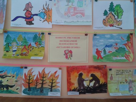 Рисунки на тему пожарная безопасность глазами детей