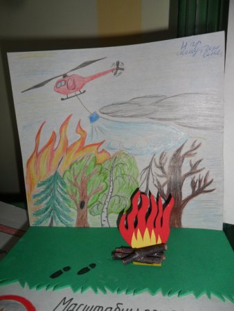 Рисунок на тему безопасность в лесу